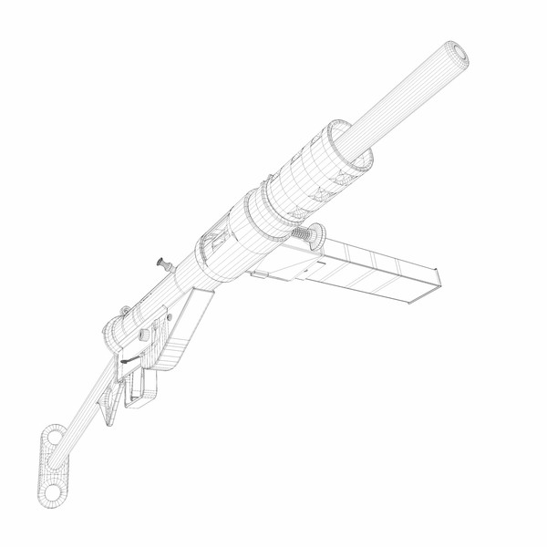 sten ii 3d fbx - Sten Mk II by Warag